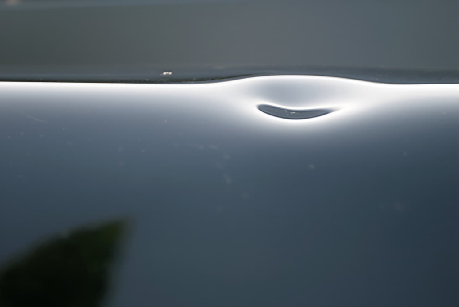 dent in car