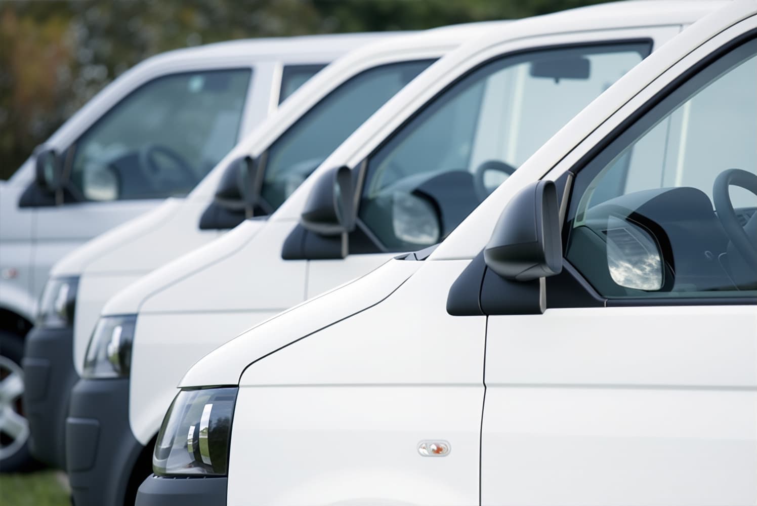 fleet of vans